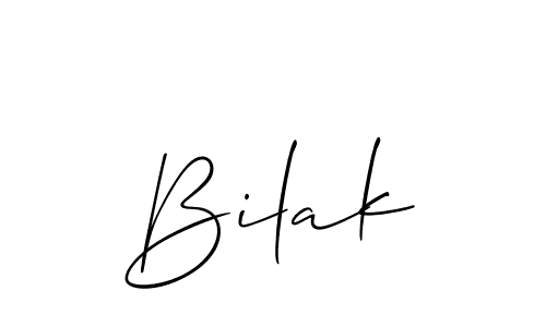 Allison_Script is a professional signature style that is perfect for those who want to add a touch of class to their signature. It is also a great choice for those who want to make their signature more unique. Get Bilak name to fancy signature for free. Bilak signature style 2 images and pictures png