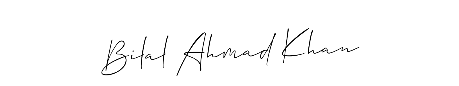 Best and Professional Signature Style for Bilal Ahmad Khan. Allison_Script Best Signature Style Collection. Bilal Ahmad Khan signature style 2 images and pictures png
