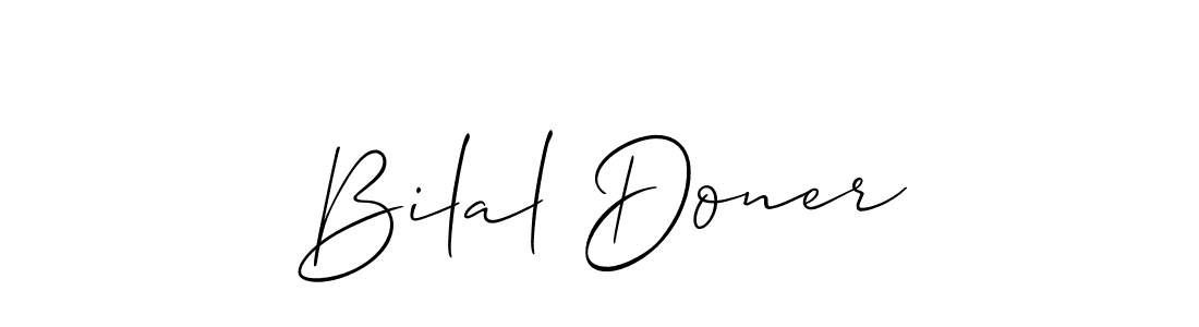 Also we have Bilal Doner name is the best signature style. Create professional handwritten signature collection using Allison_Script autograph style. Bilal Doner signature style 2 images and pictures png