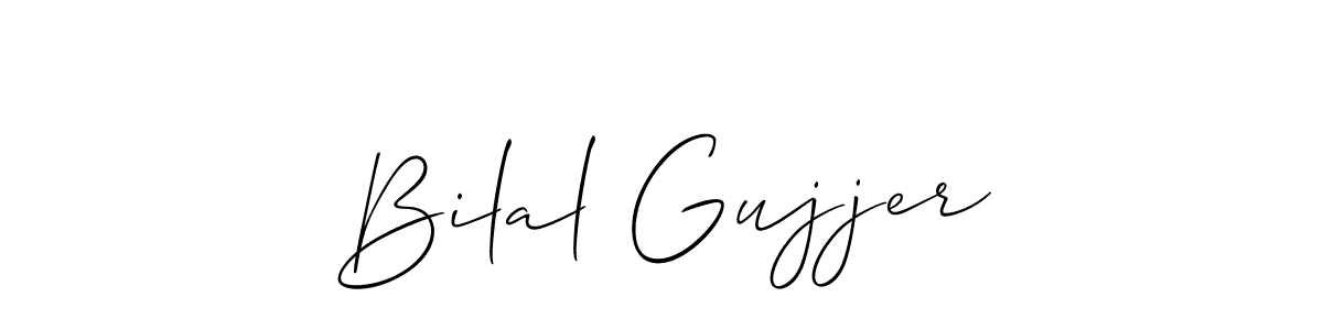 You can use this online signature creator to create a handwritten signature for the name Bilal Gujjer. This is the best online autograph maker. Bilal Gujjer signature style 2 images and pictures png