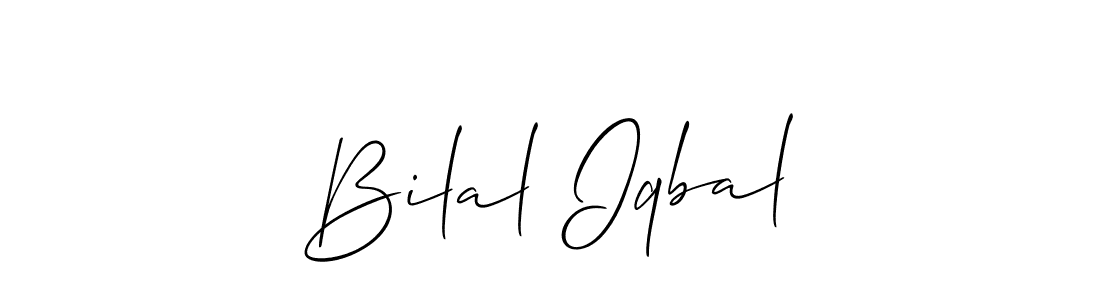 Make a short Bilal Iqbal signature style. Manage your documents anywhere anytime using Allison_Script. Create and add eSignatures, submit forms, share and send files easily. Bilal Iqbal signature style 2 images and pictures png