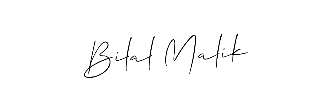 Make a beautiful signature design for name Bilal Malik. Use this online signature maker to create a handwritten signature for free. Bilal Malik signature style 2 images and pictures png