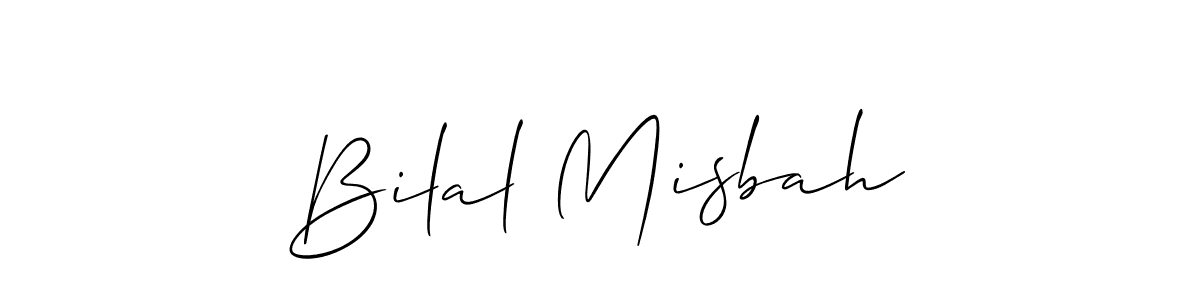 You should practise on your own different ways (Allison_Script) to write your name (Bilal Misbah) in signature. don't let someone else do it for you. Bilal Misbah signature style 2 images and pictures png