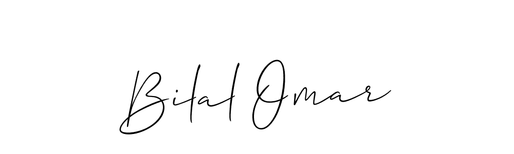 It looks lik you need a new signature style for name Bilal Omar. Design unique handwritten (Allison_Script) signature with our free signature maker in just a few clicks. Bilal Omar signature style 2 images and pictures png