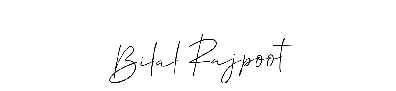 Also You can easily find your signature by using the search form. We will create Bilal Rajpoot name handwritten signature images for you free of cost using Allison_Script sign style. Bilal Rajpoot signature style 2 images and pictures png