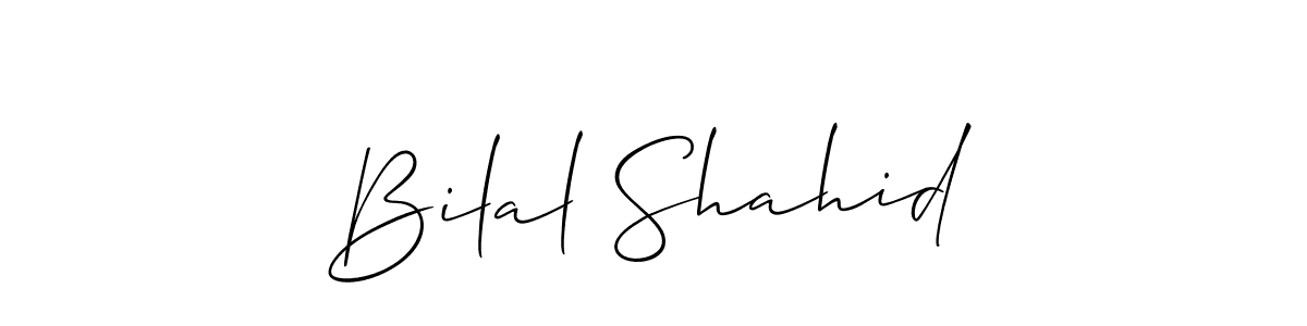 Best and Professional Signature Style for Bilal Shahid. Allison_Script Best Signature Style Collection. Bilal Shahid signature style 2 images and pictures png