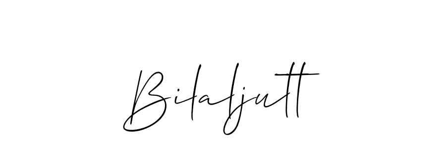 You should practise on your own different ways (Allison_Script) to write your name (Bilaljutt) in signature. don't let someone else do it for you. Bilaljutt signature style 2 images and pictures png