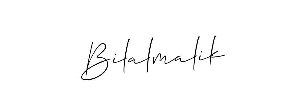 It looks lik you need a new signature style for name Bilalmalik. Design unique handwritten (Allison_Script) signature with our free signature maker in just a few clicks. Bilalmalik signature style 2 images and pictures png