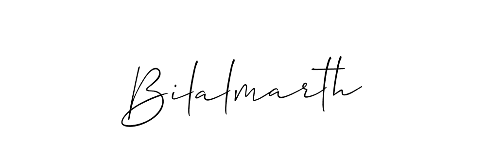 Make a beautiful signature design for name Bilalmarth. Use this online signature maker to create a handwritten signature for free. Bilalmarth signature style 2 images and pictures png