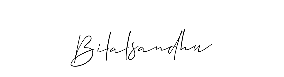 Once you've used our free online signature maker to create your best signature Allison_Script style, it's time to enjoy all of the benefits that Bilalsandhu name signing documents. Bilalsandhu signature style 2 images and pictures png