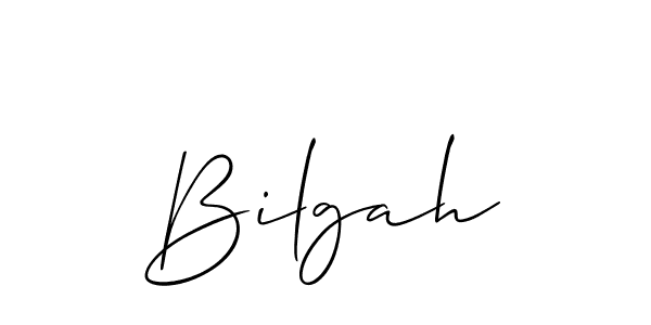How to make Bilgah name signature. Use Allison_Script style for creating short signs online. This is the latest handwritten sign. Bilgah signature style 2 images and pictures png