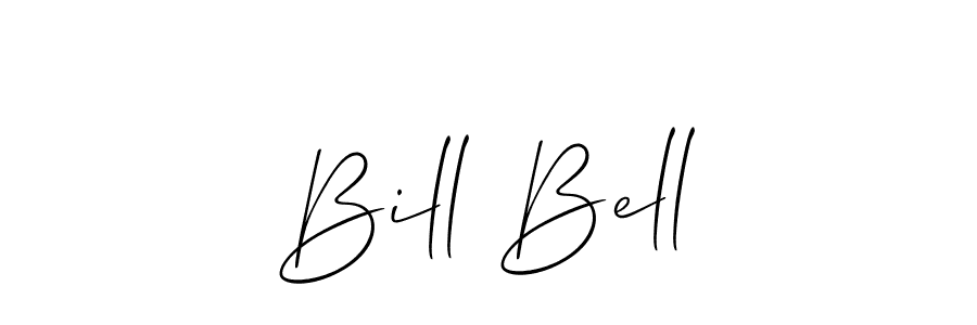 How to Draw Bill Bell signature style? Allison_Script is a latest design signature styles for name Bill Bell. Bill Bell signature style 2 images and pictures png