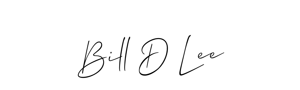 Make a short Bill D Lee signature style. Manage your documents anywhere anytime using Allison_Script. Create and add eSignatures, submit forms, share and send files easily. Bill D Lee signature style 2 images and pictures png