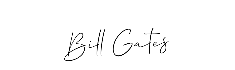 Best and Professional Signature Style for Bill Gates. Allison_Script Best Signature Style Collection. Bill Gates signature style 2 images and pictures png