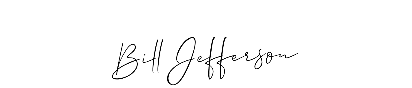 Similarly Allison_Script is the best handwritten signature design. Signature creator online .You can use it as an online autograph creator for name Bill Jefferson. Bill Jefferson signature style 2 images and pictures png