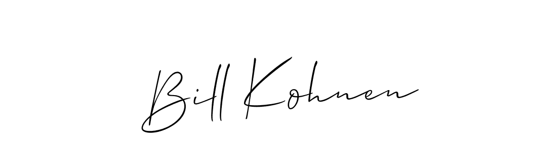 Once you've used our free online signature maker to create your best signature Allison_Script style, it's time to enjoy all of the benefits that Bill Kohnen name signing documents. Bill Kohnen signature style 2 images and pictures png