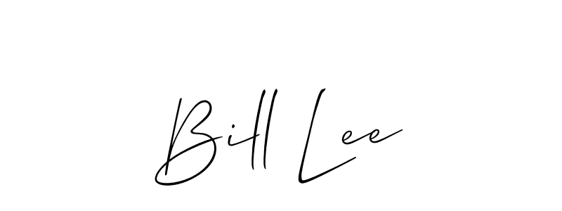 Make a short Bill Lee signature style. Manage your documents anywhere anytime using Allison_Script. Create and add eSignatures, submit forms, share and send files easily. Bill Lee signature style 2 images and pictures png