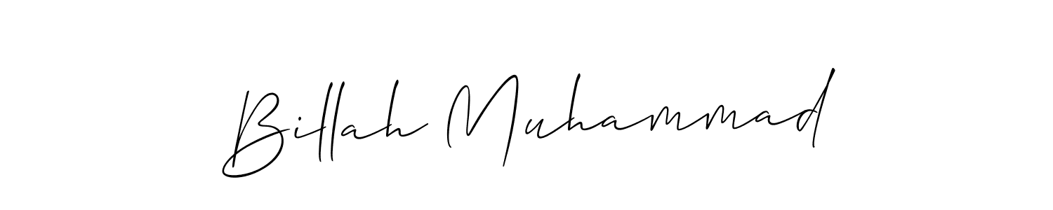 Best and Professional Signature Style for Billah Muhammad. Allison_Script Best Signature Style Collection. Billah Muhammad signature style 2 images and pictures png