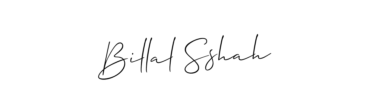 Create a beautiful signature design for name Billal Sshah. With this signature (Allison_Script) fonts, you can make a handwritten signature for free. Billal Sshah signature style 2 images and pictures png