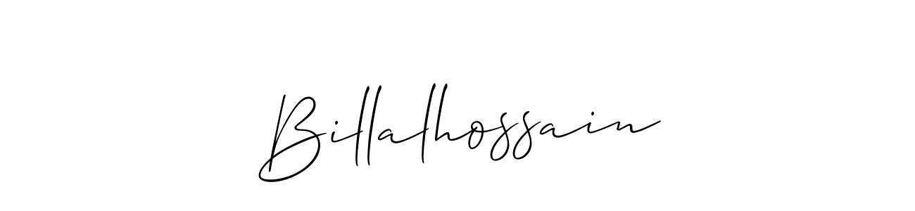 Make a short Billalhossain signature style. Manage your documents anywhere anytime using Allison_Script. Create and add eSignatures, submit forms, share and send files easily. Billalhossain signature style 2 images and pictures png