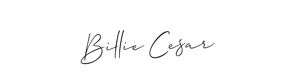 Make a short Billie Cesar signature style. Manage your documents anywhere anytime using Allison_Script. Create and add eSignatures, submit forms, share and send files easily. Billie Cesar signature style 2 images and pictures png