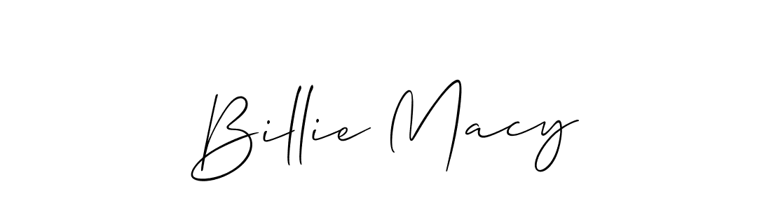 Also You can easily find your signature by using the search form. We will create Billie Macy name handwritten signature images for you free of cost using Allison_Script sign style. Billie Macy signature style 2 images and pictures png