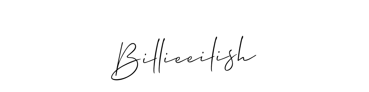 Also You can easily find your signature by using the search form. We will create Billieeilish name handwritten signature images for you free of cost using Allison_Script sign style. Billieeilish signature style 2 images and pictures png
