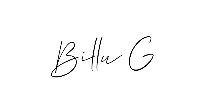 Here are the top 10 professional signature styles for the name Billu G. These are the best autograph styles you can use for your name. Billu G signature style 2 images and pictures png