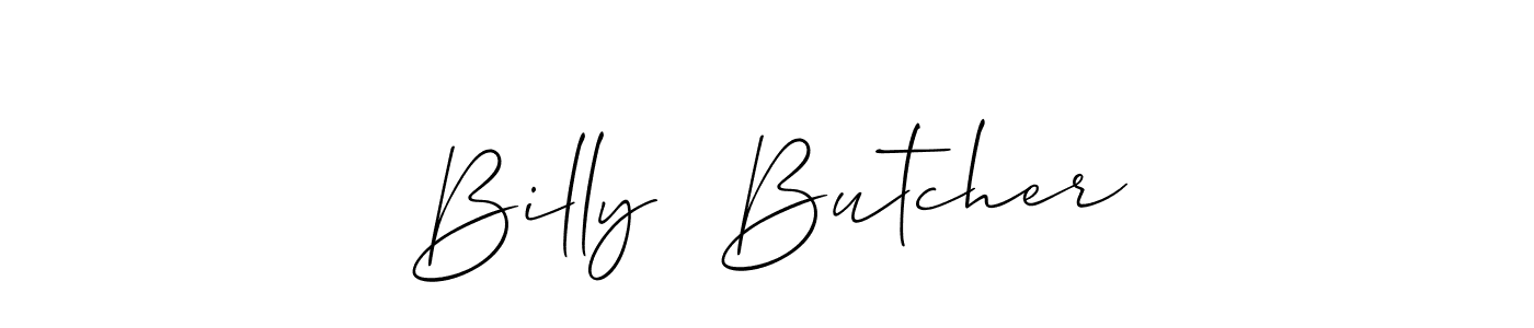 Best and Professional Signature Style for Billy  Butcher. Allison_Script Best Signature Style Collection. Billy  Butcher signature style 2 images and pictures png