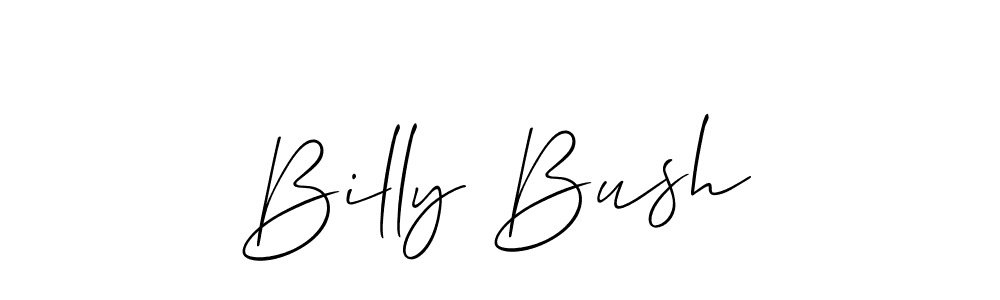 Make a beautiful signature design for name Billy Bush. With this signature (Allison_Script) style, you can create a handwritten signature for free. Billy Bush signature style 2 images and pictures png