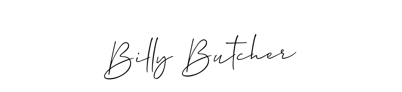 Also You can easily find your signature by using the search form. We will create Billy Butcher name handwritten signature images for you free of cost using Allison_Script sign style. Billy Butcher signature style 2 images and pictures png