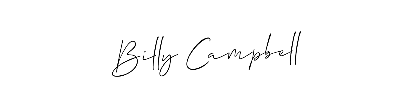 Best and Professional Signature Style for Billy Campbell. Allison_Script Best Signature Style Collection. Billy Campbell signature style 2 images and pictures png