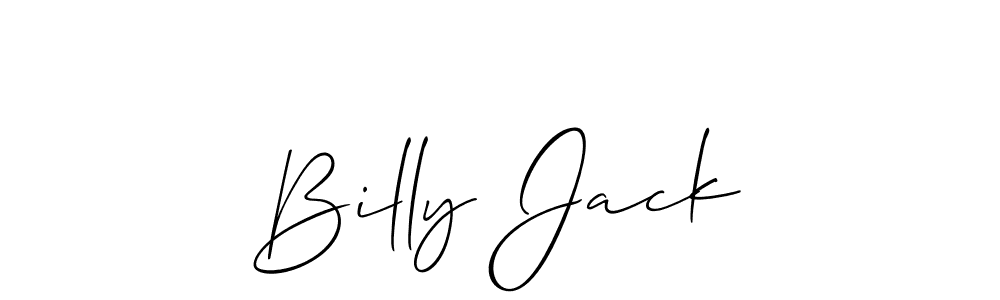 Best and Professional Signature Style for Billy Jack. Allison_Script Best Signature Style Collection. Billy Jack signature style 2 images and pictures png