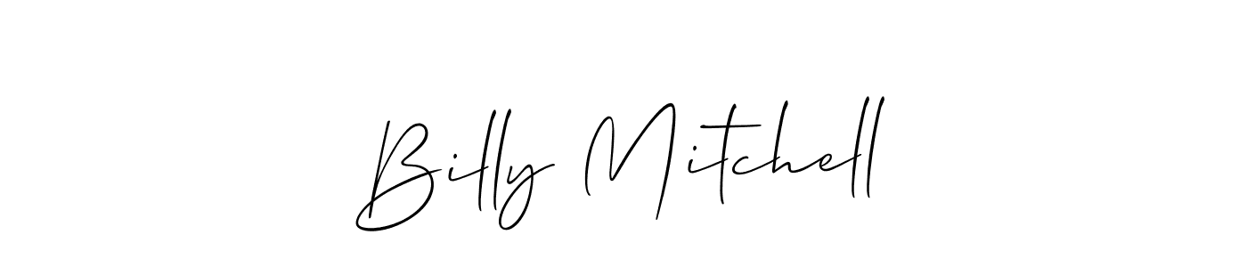The best way (Allison_Script) to make a short signature is to pick only two or three words in your name. The name Billy Mitchell include a total of six letters. For converting this name. Billy Mitchell signature style 2 images and pictures png