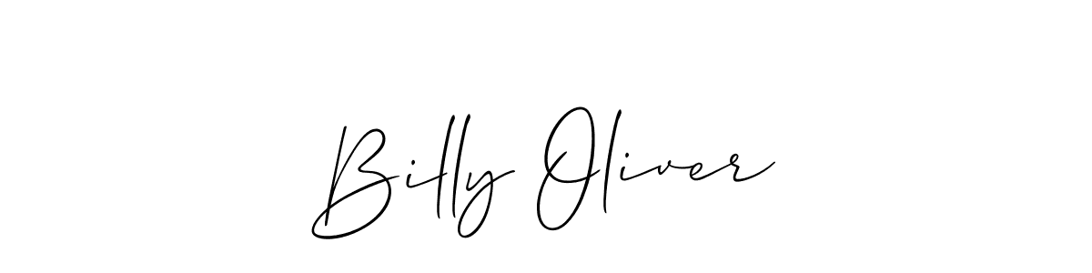 Also we have Billy Oliver name is the best signature style. Create professional handwritten signature collection using Allison_Script autograph style. Billy Oliver signature style 2 images and pictures png