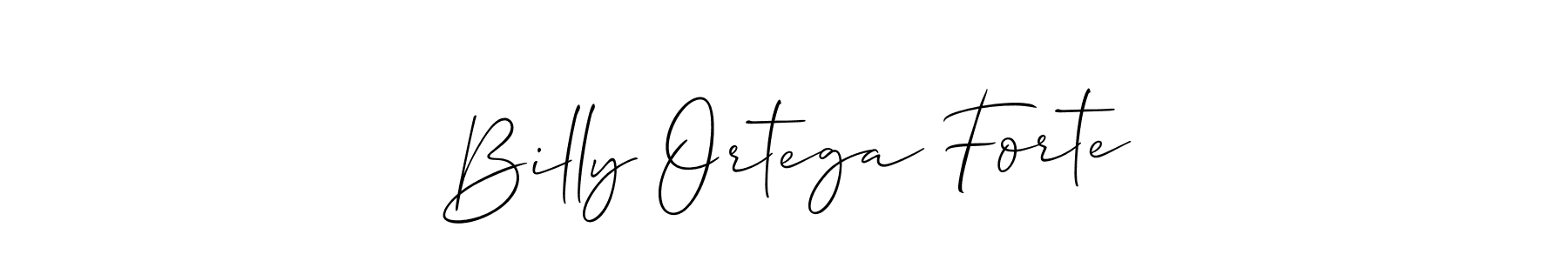 Also You can easily find your signature by using the search form. We will create Billy Ortega Forte name handwritten signature images for you free of cost using Allison_Script sign style. Billy Ortega Forte signature style 2 images and pictures png