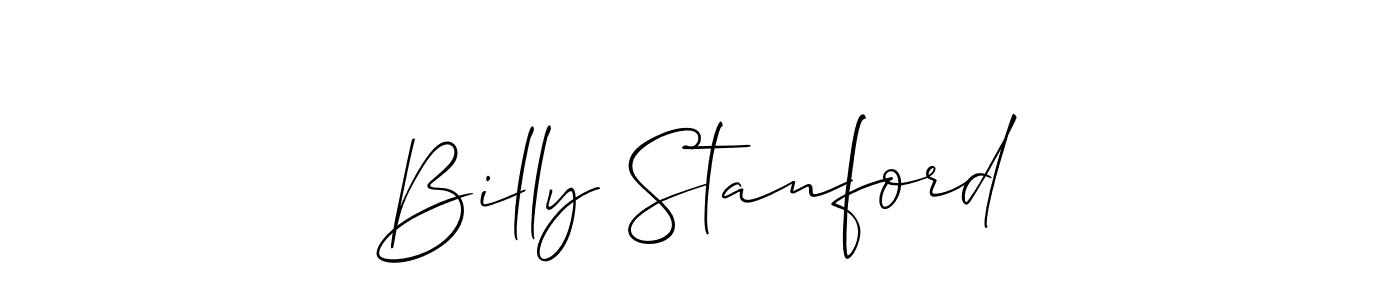 How to make Billy Stanford name signature. Use Allison_Script style for creating short signs online. This is the latest handwritten sign. Billy Stanford signature style 2 images and pictures png