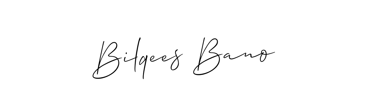 Make a beautiful signature design for name Bilqees Bano. Use this online signature maker to create a handwritten signature for free. Bilqees Bano signature style 2 images and pictures png