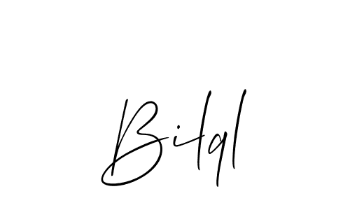 Once you've used our free online signature maker to create your best signature Allison_Script style, it's time to enjoy all of the benefits that Bilql name signing documents. Bilql signature style 2 images and pictures png