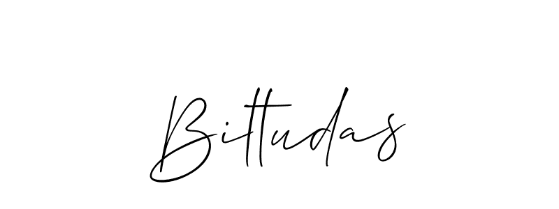 Use a signature maker to create a handwritten signature online. With this signature software, you can design (Allison_Script) your own signature for name Biltudas. Biltudas signature style 2 images and pictures png