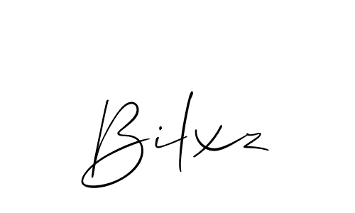 Design your own signature with our free online signature maker. With this signature software, you can create a handwritten (Allison_Script) signature for name Bilxz. Bilxz signature style 2 images and pictures png