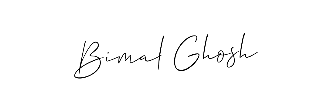 It looks lik you need a new signature style for name Bimal Ghosh. Design unique handwritten (Allison_Script) signature with our free signature maker in just a few clicks. Bimal Ghosh signature style 2 images and pictures png