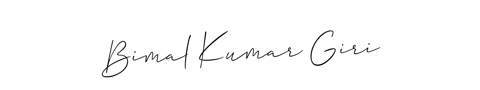 Design your own signature with our free online signature maker. With this signature software, you can create a handwritten (Allison_Script) signature for name Bimal Kumar Giri. Bimal Kumar Giri signature style 2 images and pictures png