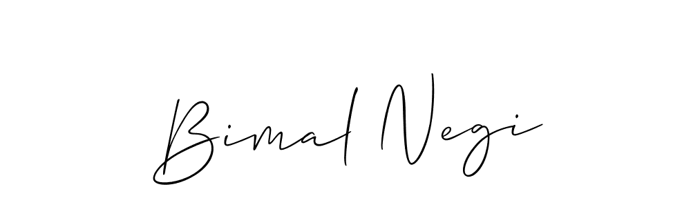 Once you've used our free online signature maker to create your best signature Allison_Script style, it's time to enjoy all of the benefits that Bimal Negi name signing documents. Bimal Negi signature style 2 images and pictures png