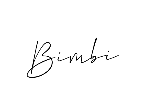 Best and Professional Signature Style for Bimbi. Allison_Script Best Signature Style Collection. Bimbi signature style 2 images and pictures png