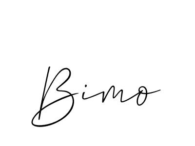 if you are searching for the best signature style for your name Bimo. so please give up your signature search. here we have designed multiple signature styles  using Allison_Script. Bimo signature style 2 images and pictures png