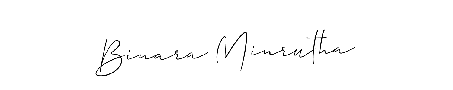 You can use this online signature creator to create a handwritten signature for the name Binara Minrutha. This is the best online autograph maker. Binara Minrutha signature style 2 images and pictures png