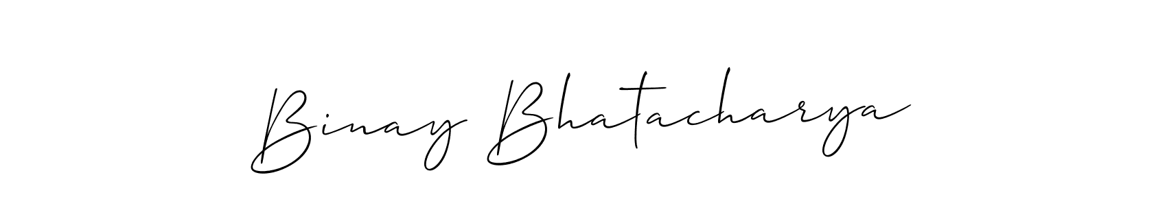 Make a beautiful signature design for name Binay Bhatacharya. Use this online signature maker to create a handwritten signature for free. Binay Bhatacharya signature style 2 images and pictures png