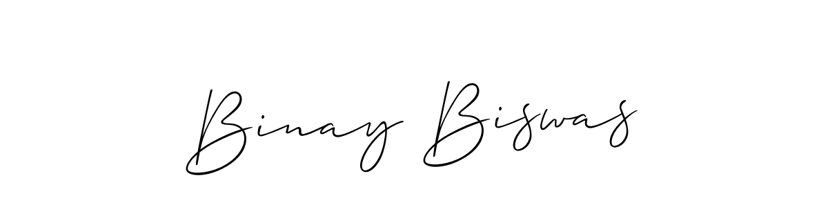 Also we have Binay Biswas name is the best signature style. Create professional handwritten signature collection using Allison_Script autograph style. Binay Biswas signature style 2 images and pictures png