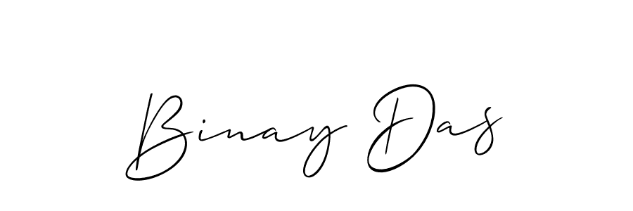 How to make Binay Das signature? Allison_Script is a professional autograph style. Create handwritten signature for Binay Das name. Binay Das signature style 2 images and pictures png